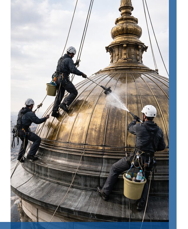 Мойка куполов и шпилей в Ишимбае от 8113 р. - заказать | ВЫСОТНИК-Шмб