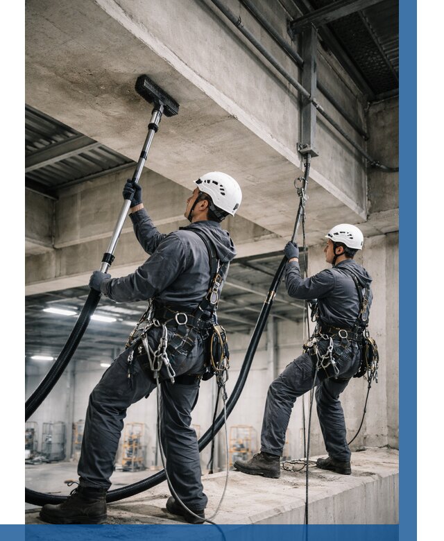 Обеспыливание потолочных конструкций в Ишимбае от 254 р. |ВЫСОТНИК-Шмб