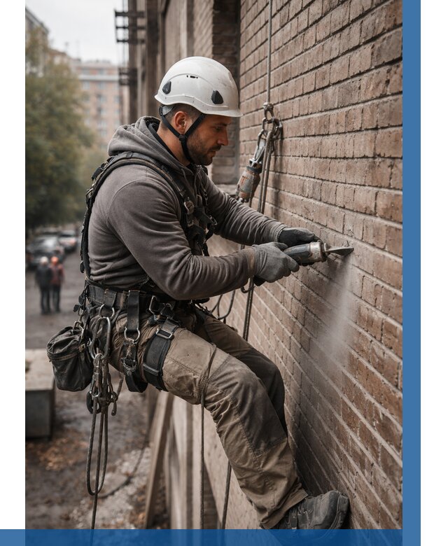 Расшивка кирпичных швов в Ишимбае от 608 р. | ВЫСОТНИК-Шмб