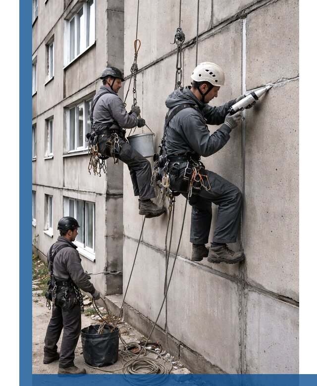 Герметизация межпанельных швов в Ишимбае с гарантией герметичности