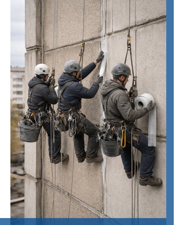 Ремонт межпанельных швов в Ишимбае от 761 р. | ВЫСОТНИК-Шмб