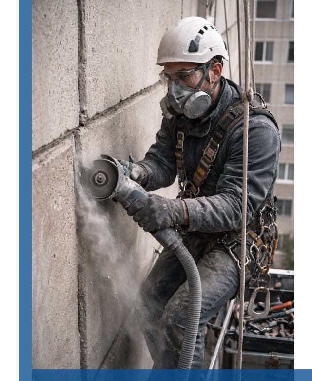 Штробление межпанельных швов в Ишимбае качественно и быстро