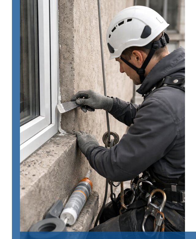 Герметизация монтажных швов окон в Ишимбае с гарантией качества