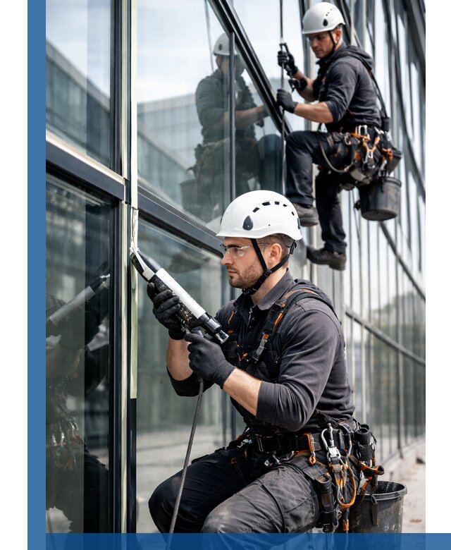 Герметизация витражных швов в Ишимбае для зданий и фасадов