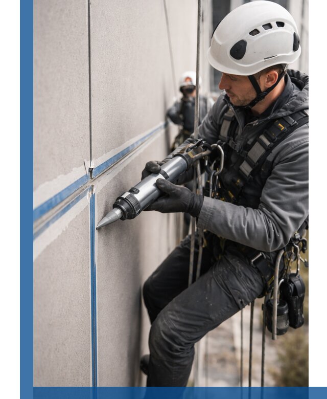 Герметизация стыков фасадных панелей в Ишимбае качественно и быстро