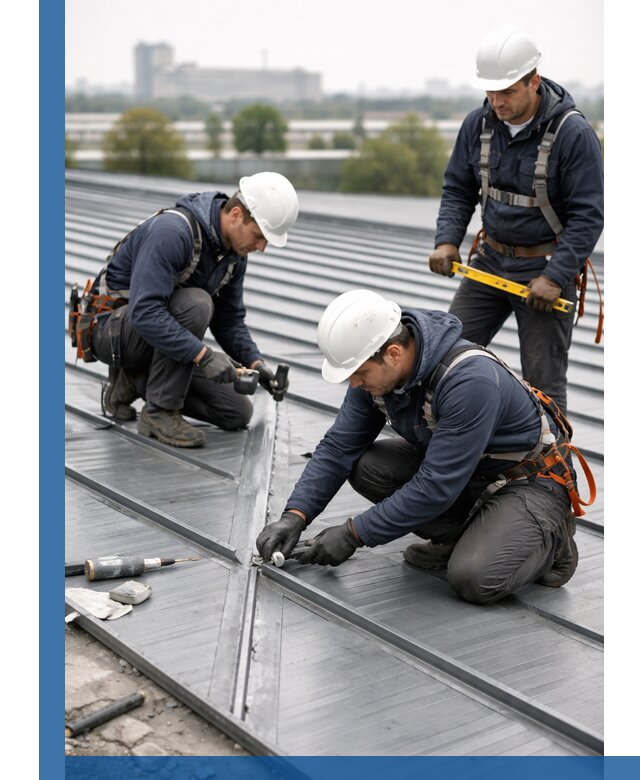 Ремонт фальцевой кровли в Ишимбае срочно и качественно