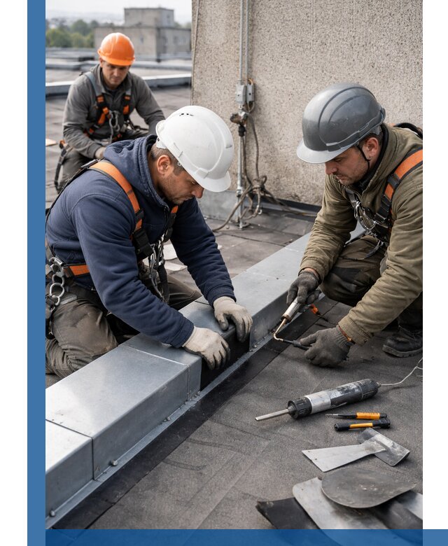 Ремонт кровельных примыканий в Ишимбае профессионально