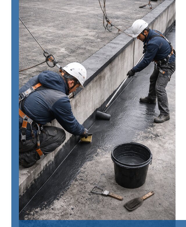 Гидроизоляция кровли жидкой резиной профессионально в Ишимбае