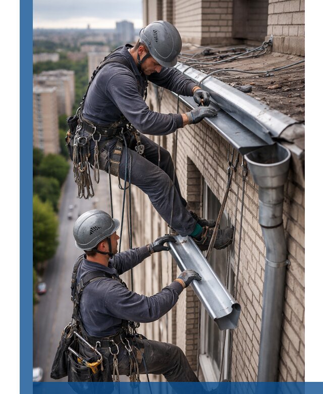 Ремонт водосточных желобов в Ишимбае, быстро и качественно