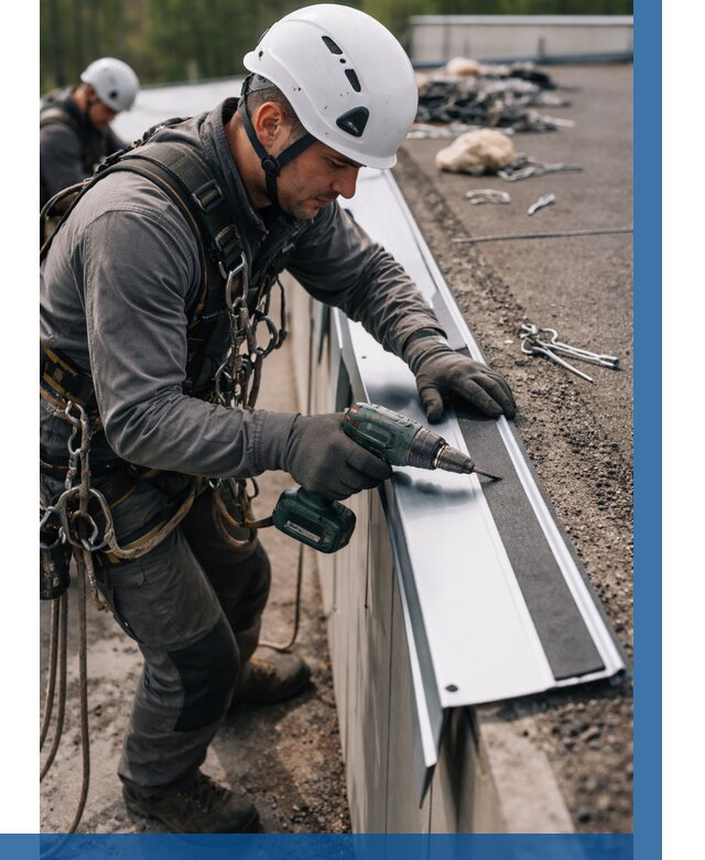 Монтаж капельника на кровле в Ишимбае от 304 р. | ВЫСОТНИК-Шмб