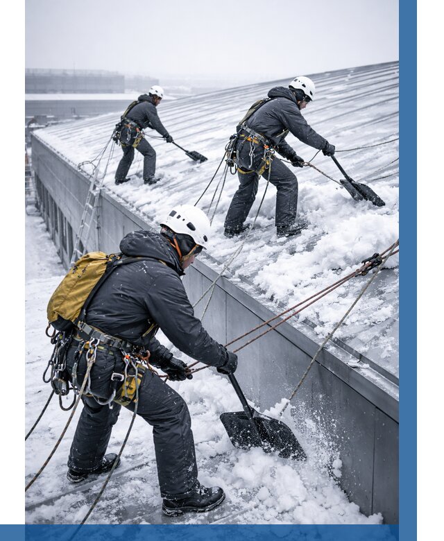 Очистка навесов от снега в Ишимбае от 4563 р. | ВЫСОТНИК-Шмб