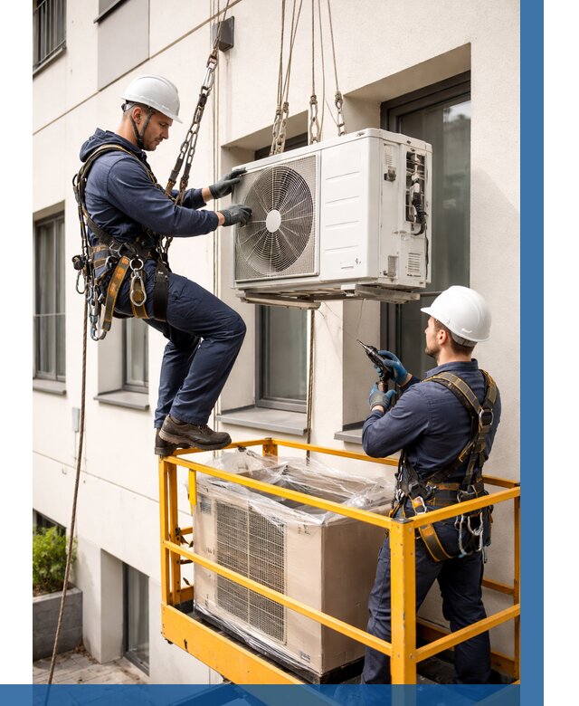 Демонтаж внешнего блока кондиционера в Ишимбае от 3549 р. | ВЫСОТНИК-Шмб