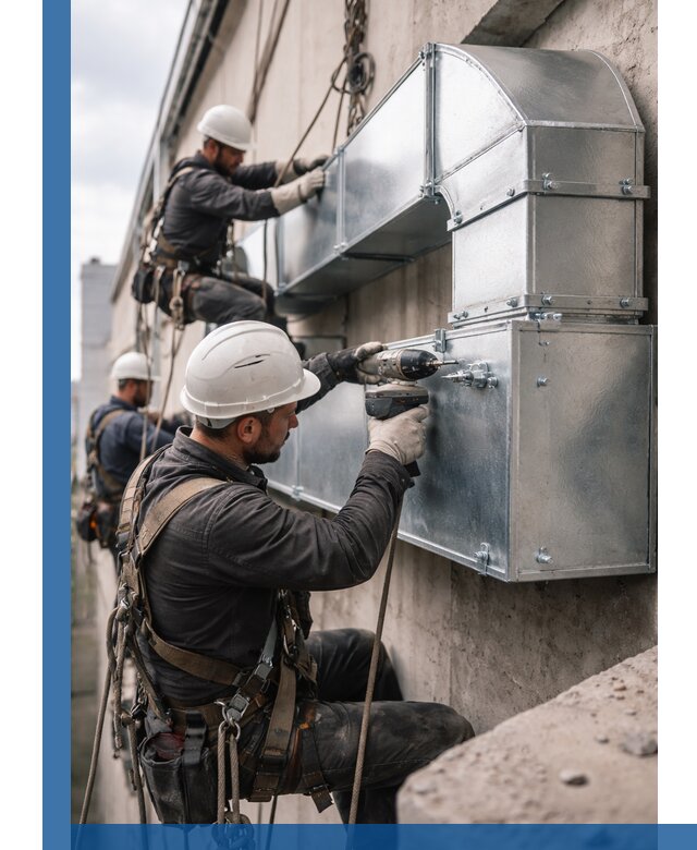 Профессиональный монтаж вентиляционных коробов в Ишимбае под ключ