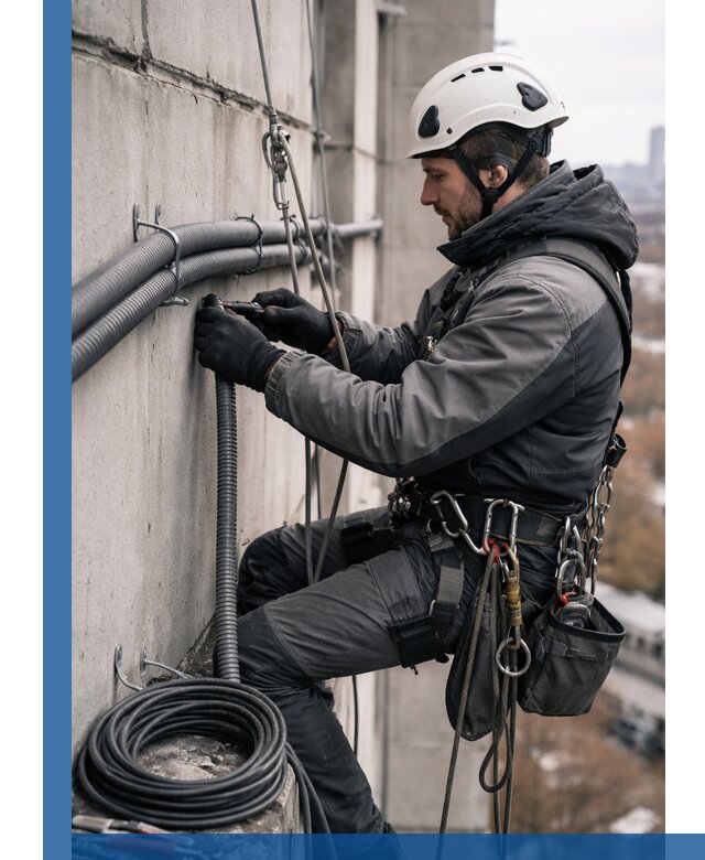 Профессиональный монтаж гофры для кабеля в Ишимбае с гарантией