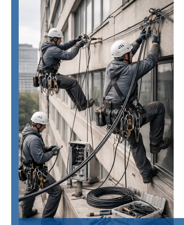 Прокладка оптоволоконного кабеля в Ишимбае под ключ с тестированием