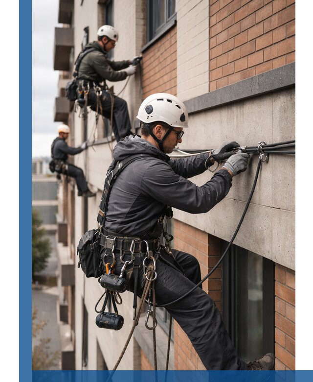 Крепление кабеля на фасаде монтаж и крепеж в Ишимбае