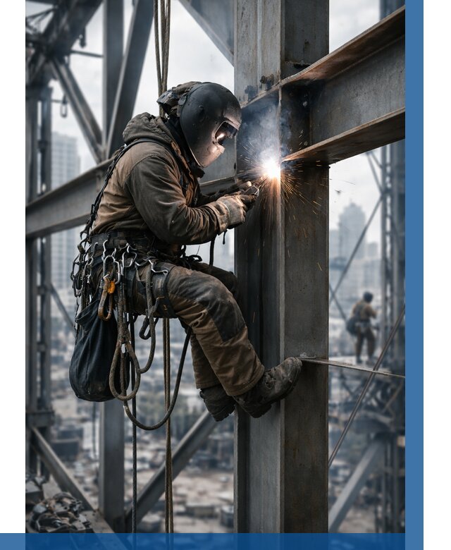 Высотные сварочные работы в Ишимбае от 3549 р. | ВЫСОТНИК-Шмб