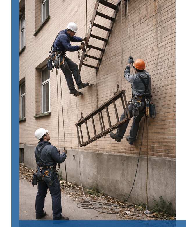 Демонтаж пожарной лестницы в Ишимбае быстро и безопасно
