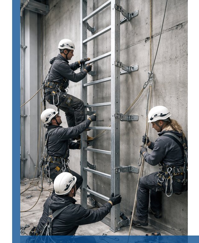 Монтаж металлических лестниц в Ишимбае под ключ со гарантией