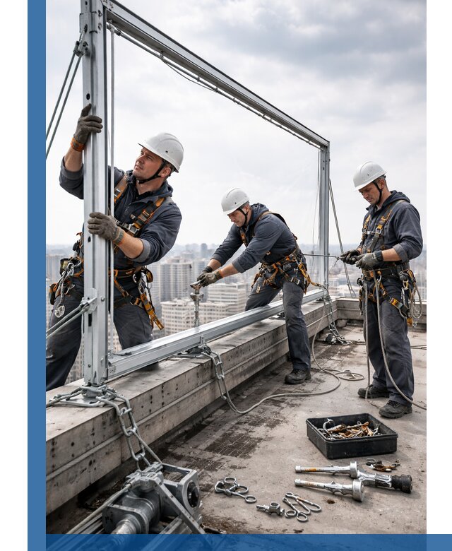 Монтаж крышных рекламных конструкций под ключ в Ишимбае