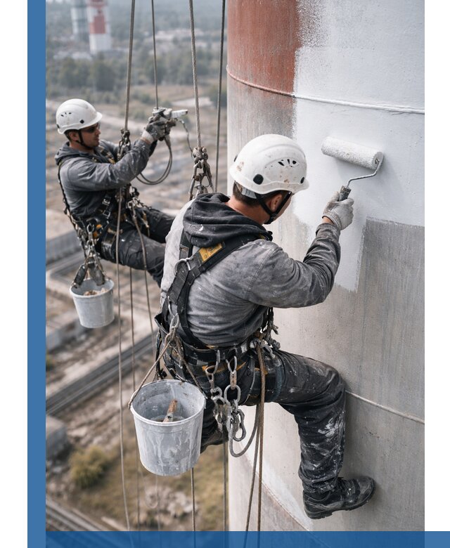 Покраска дымовых труб в Ишимбае: антикоррозийная защита и восстановление