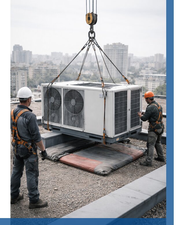 Подъем груза на крышу в Ишимбае от 5071 р. | ВЫСОТНИК-Шмб заказать