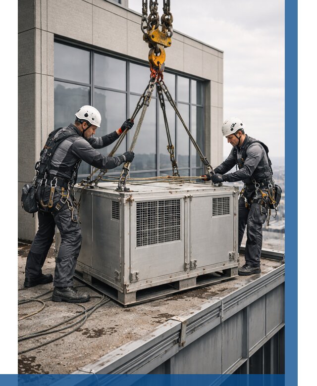 Такелажные работы на высоте в Ишимбае от 8113 р. | ВЫСОТНИК-Шмб