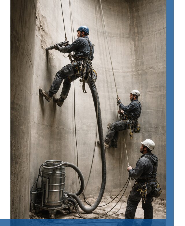 Зачистка силосов в Ишимбае от 4563 р. Договор и смета ВЫСОТНИК-Шмб