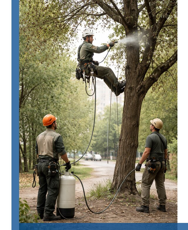 Обработка деревьев от вредителей в Ишимбае профессиональная защита