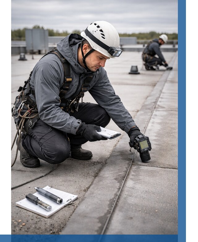 Обследование кровли на протечки в Ишимбае от 4563 р. | ВЫСОТНИК-Шмб