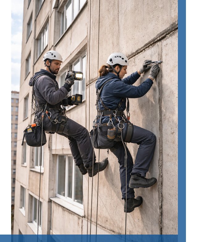 Обследование межпанельных швов в Ишимбае от 1825 р. | ВЫСОТНИК-Шмб