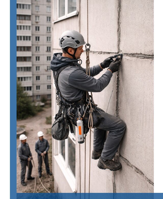 Обследование межпанельных швов и герметизация в Ишимбае